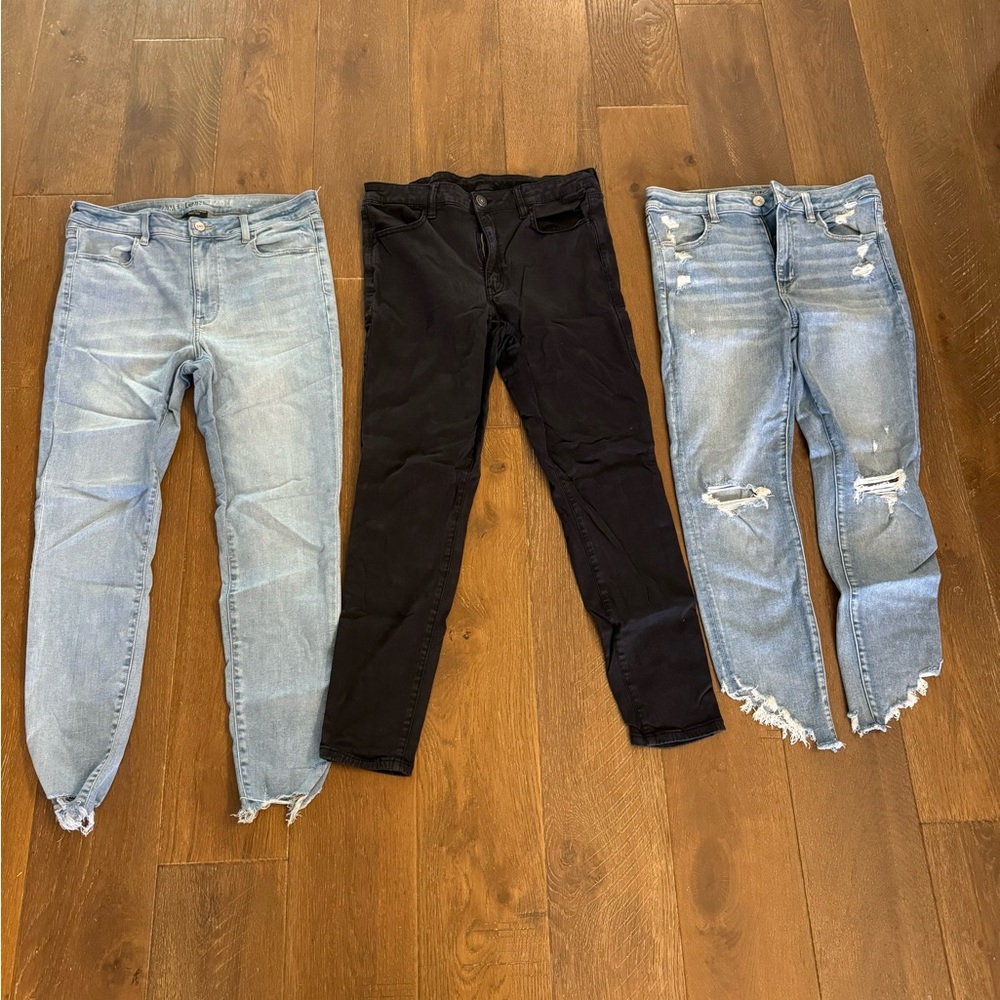 Lot of American Eagle size 12 jeans